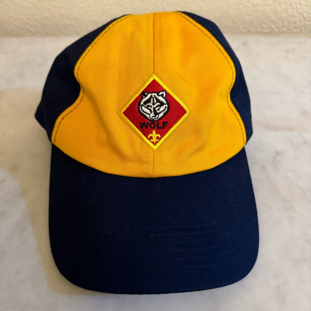 Boy Scouts BSA Wolf‎ Scout Adjustable Back Hat Cap Medium/Large